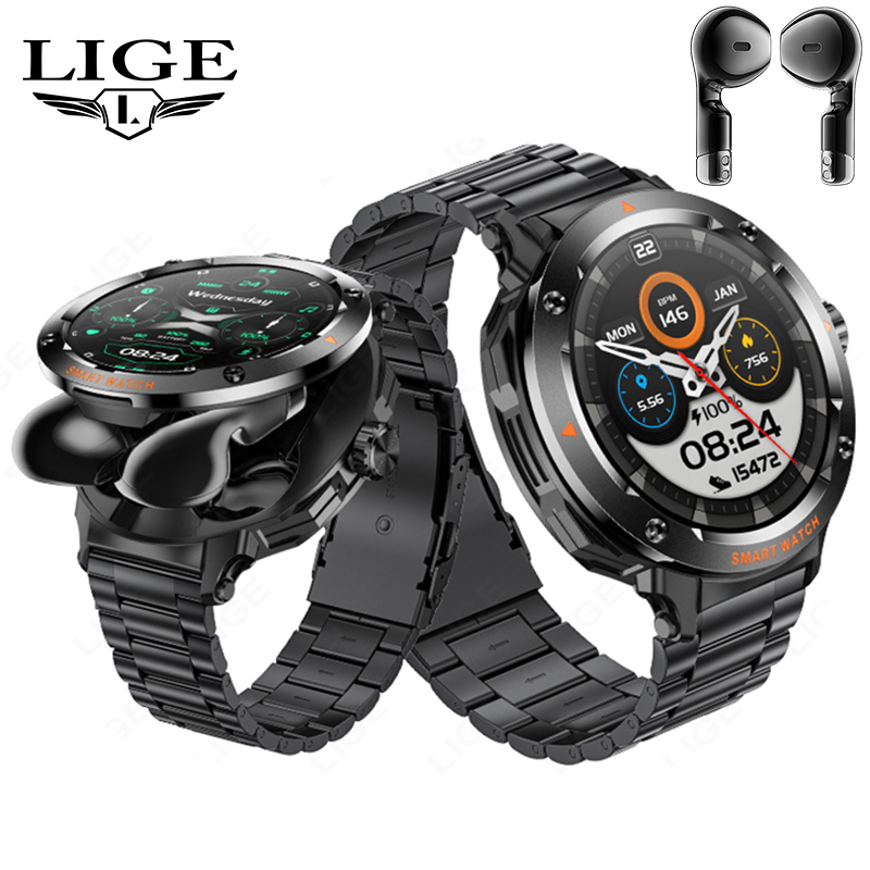 Smartwatch Headset - Nuovi uomini 2 in 1 auricolare
