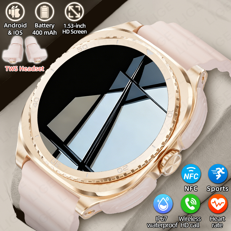 Smartwatch Headset - LIGE 2 in 1 Auricolari TWS