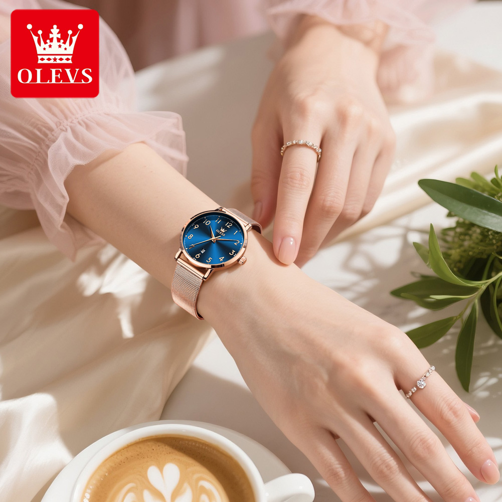 OLEVS 5653 Orologi da donna El - Stainless Mesh Band recensione e prezzo