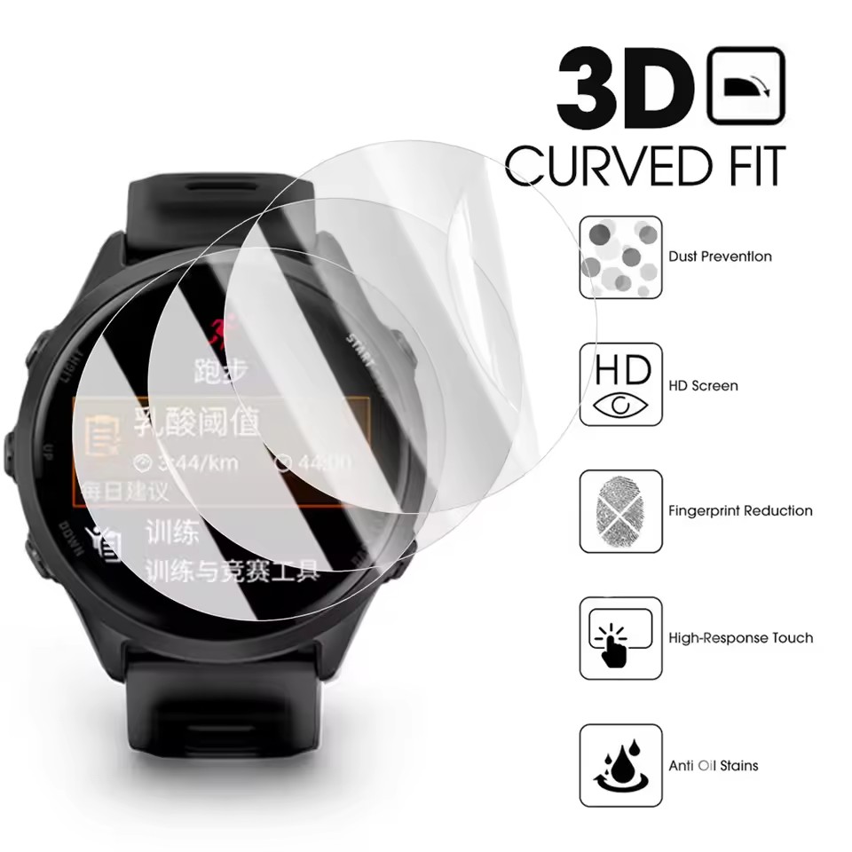 1-3 pezzi di pellicola idrogel - Garmin Smartwatch Accessories recensione e prezzo