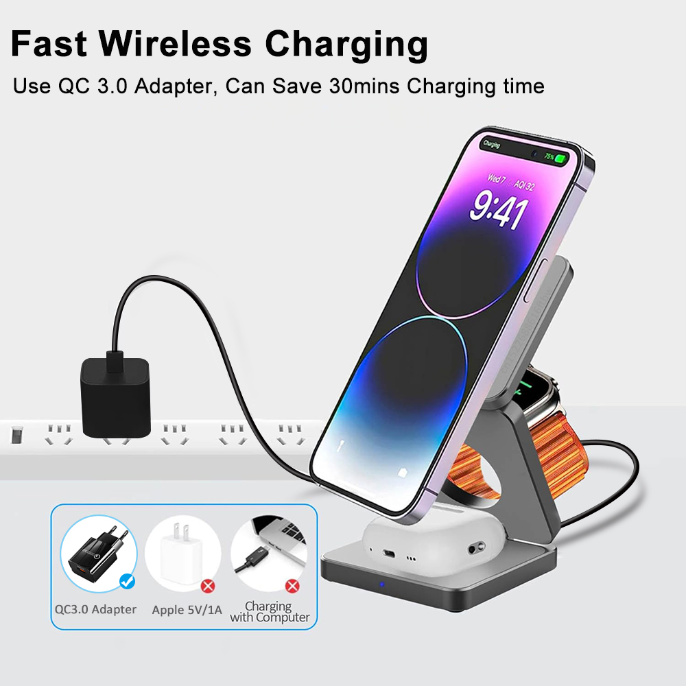 Caricabatterie wireless Stazio - Watch Charger Cable recensione e prezzo