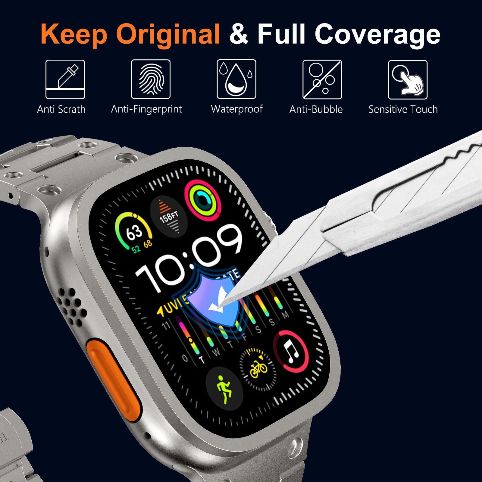 Vetro temperato per Apple Watc - Smartwatch Watch Accessories recensione e prezzo