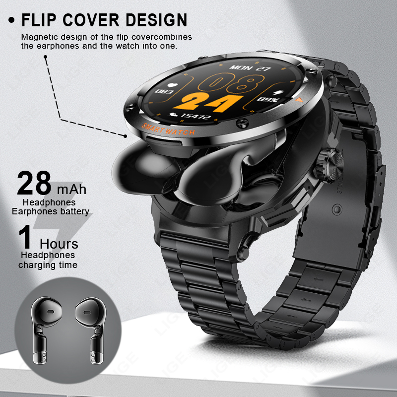 Nuovi uomini 2 in 1 auricolare - Smartwatch Headset recensione e prezzo