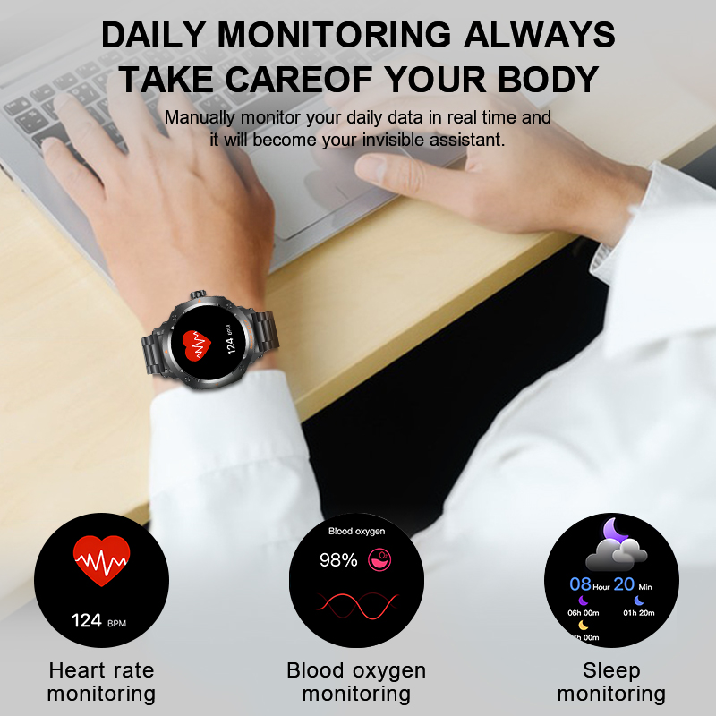 Nuovi uomini 2 in 1 auricolare - Smartwatch Headset recensione e prezzo