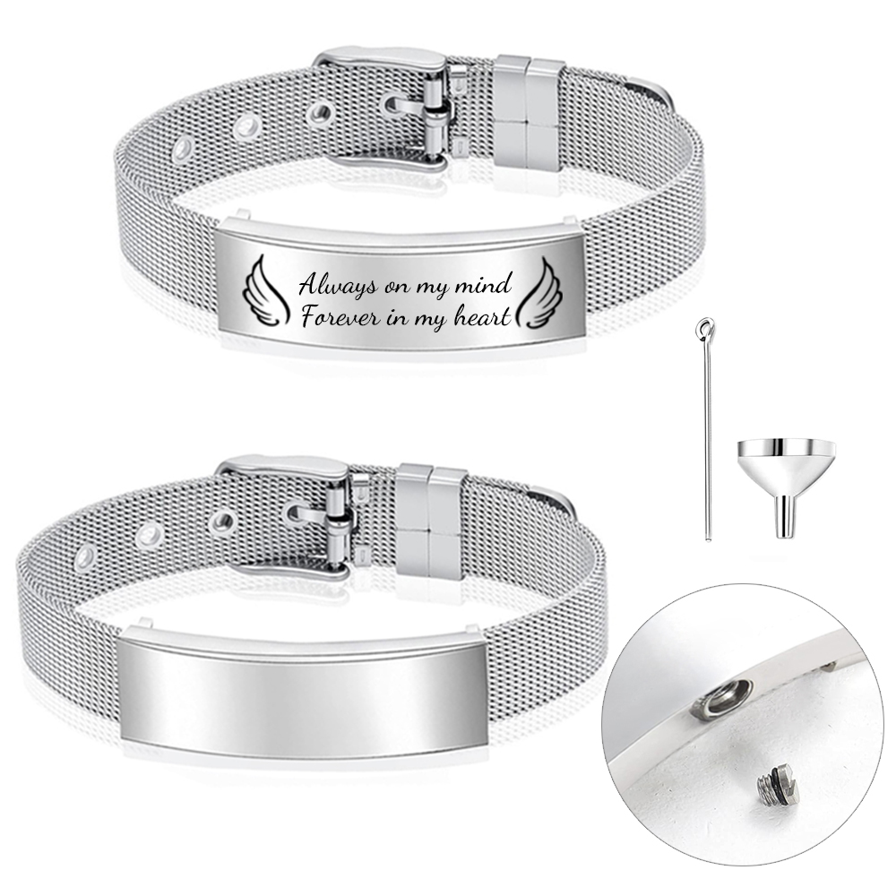Bracciale con urna per gioiell - Stainless Mesh Band recensione e prezzo