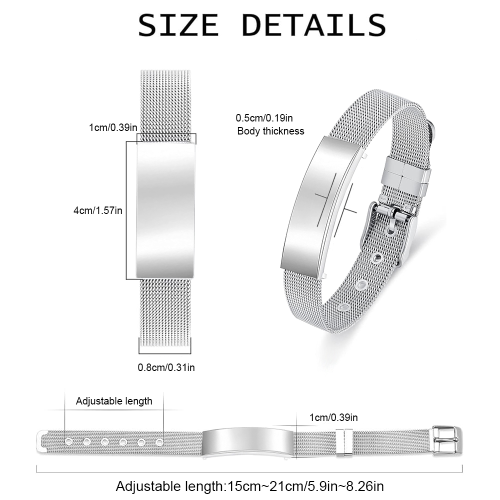 Bracciale con urna per gioiell - Stainless Mesh Band recensione e prezzo