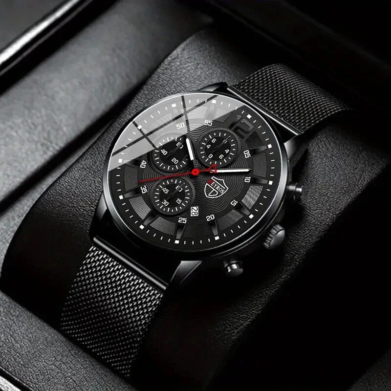 DEYROS moda uomo orologi minim - Stainless Mesh Band recensione e prezzo