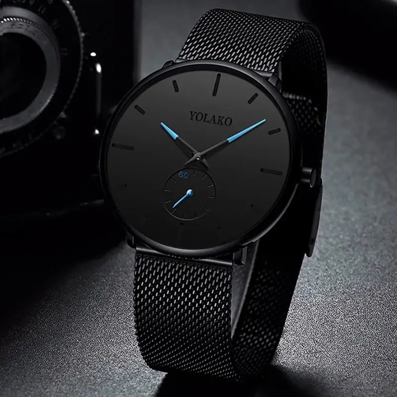 YOLAKO Orologio da uomo minima - Stainless Mesh Band recensione e prezzo