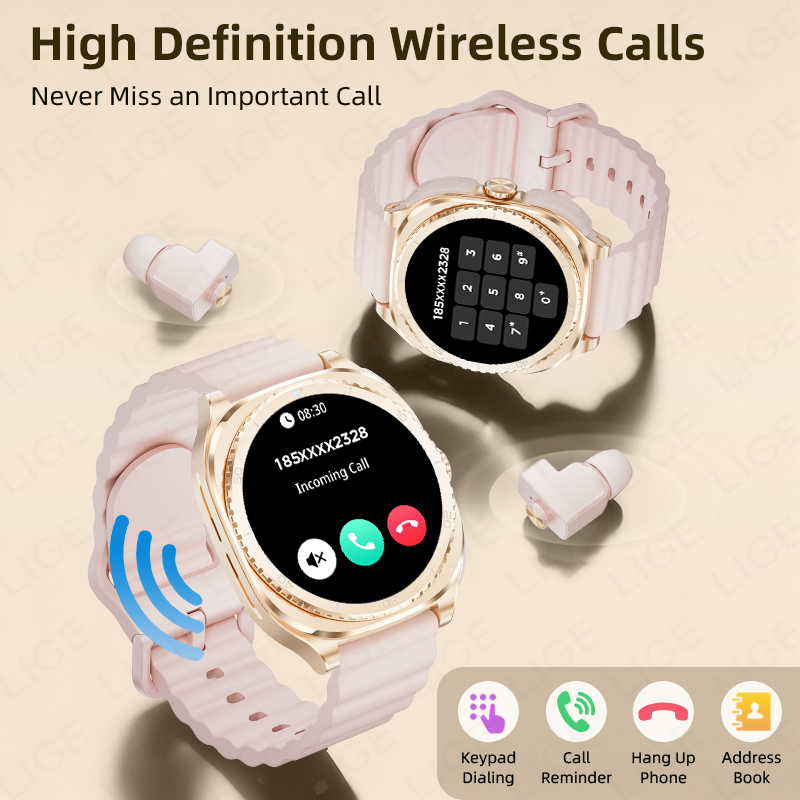 LIGE 2 in 1 Auricolari TWS Sma - Smartwatch Headset recensione e prezzo