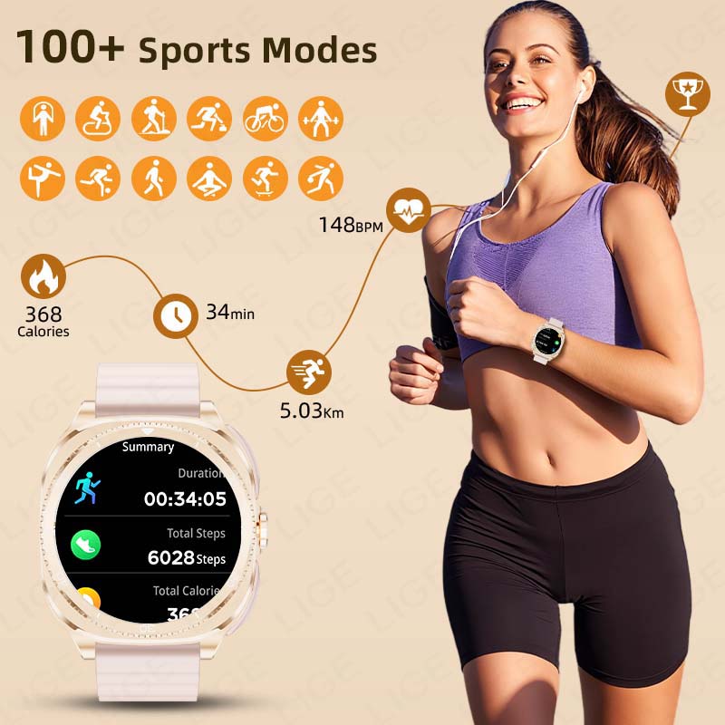 LIGE 2 in 1 Auricolari TWS Sma - Smartwatch Headset recensione e prezzo