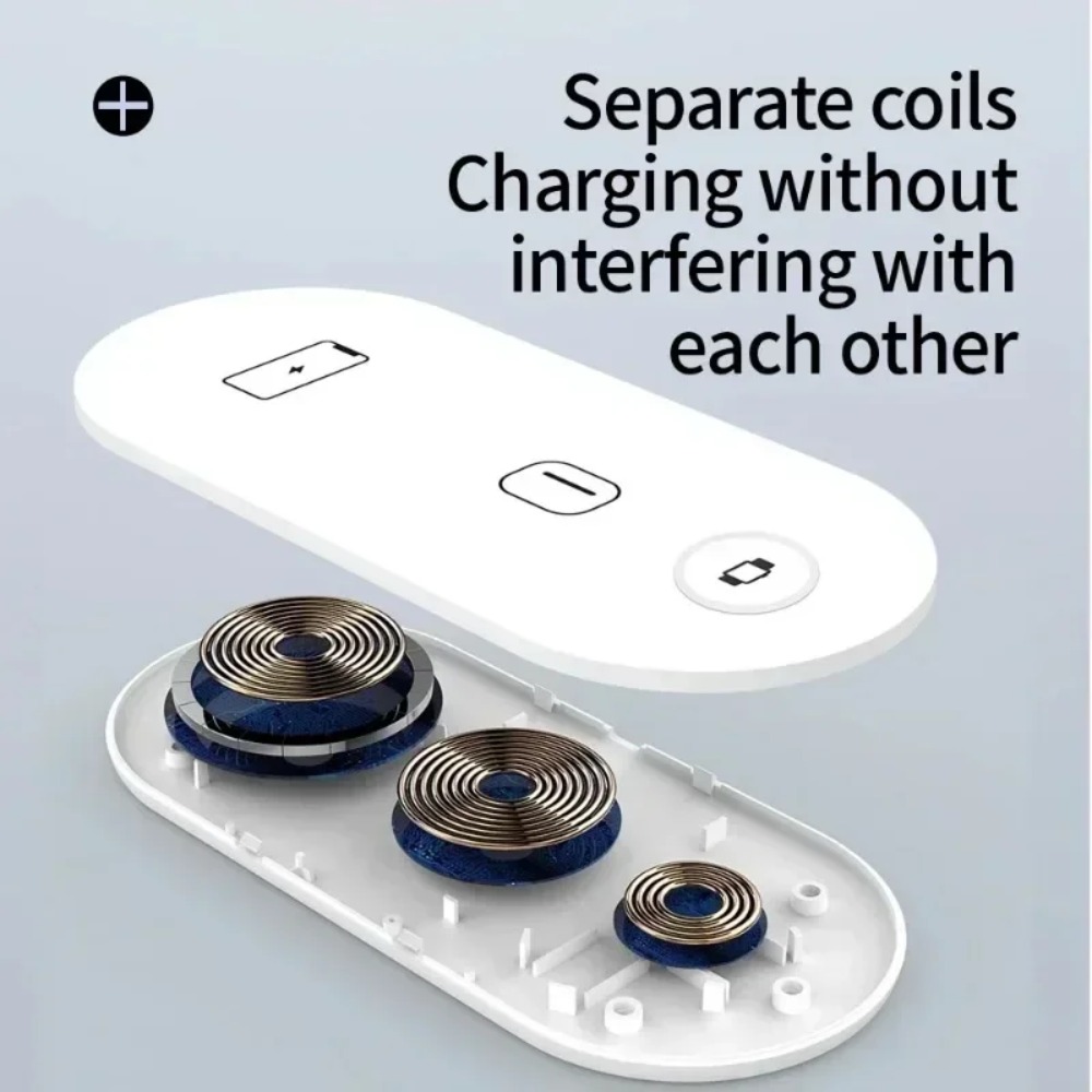 Base di ricarica wireless 3-in - Watch Charger Cable recensione e prezzo