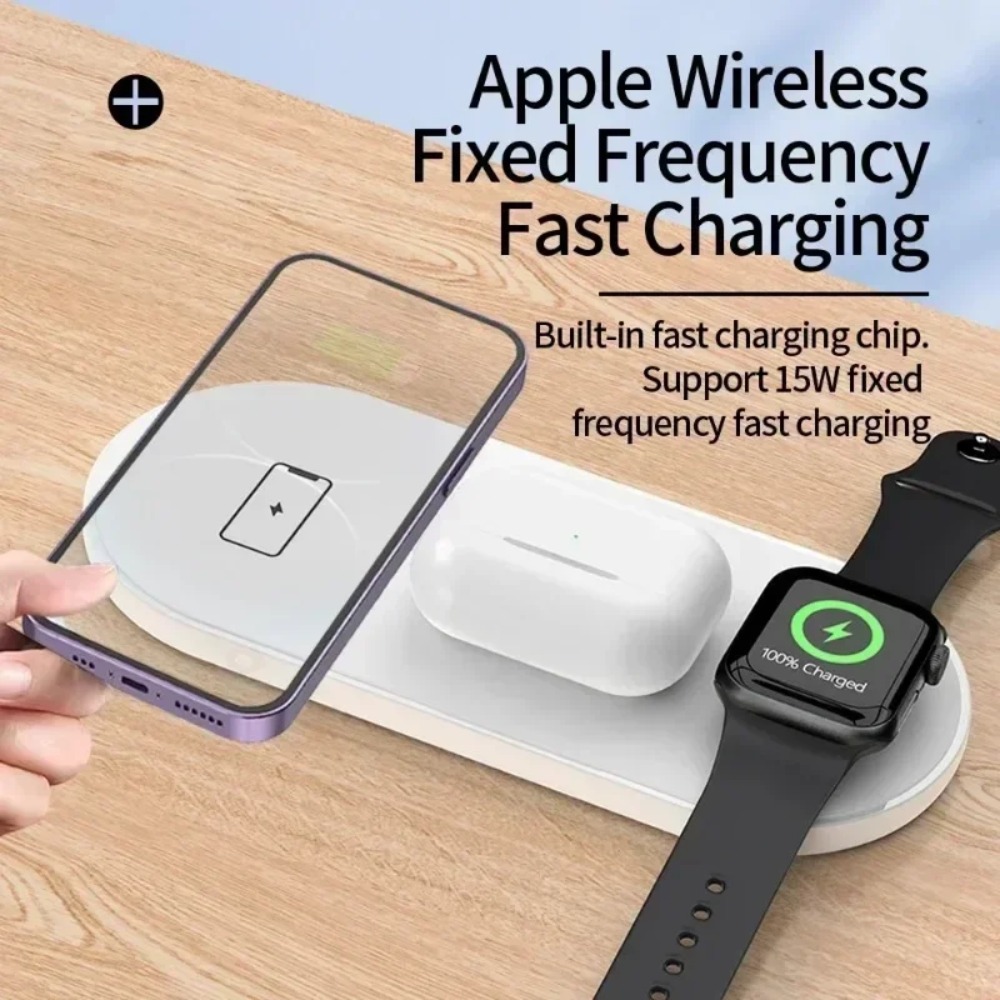Base di ricarica wireless 3-in - Watch Charger Cable recensione e prezzo