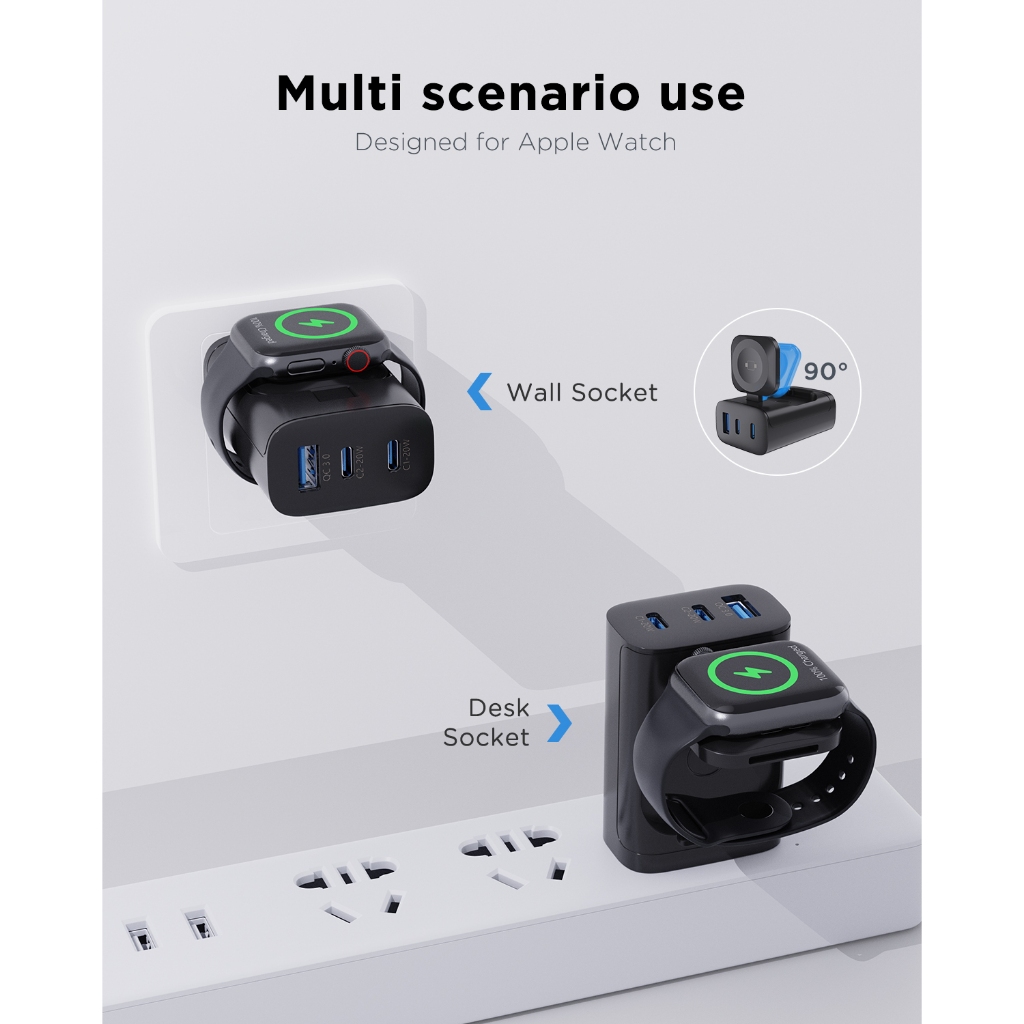 Oatsbasf 4 in 1 QC3.0 adattato - Wireless Charger Watch recensione e prezzo