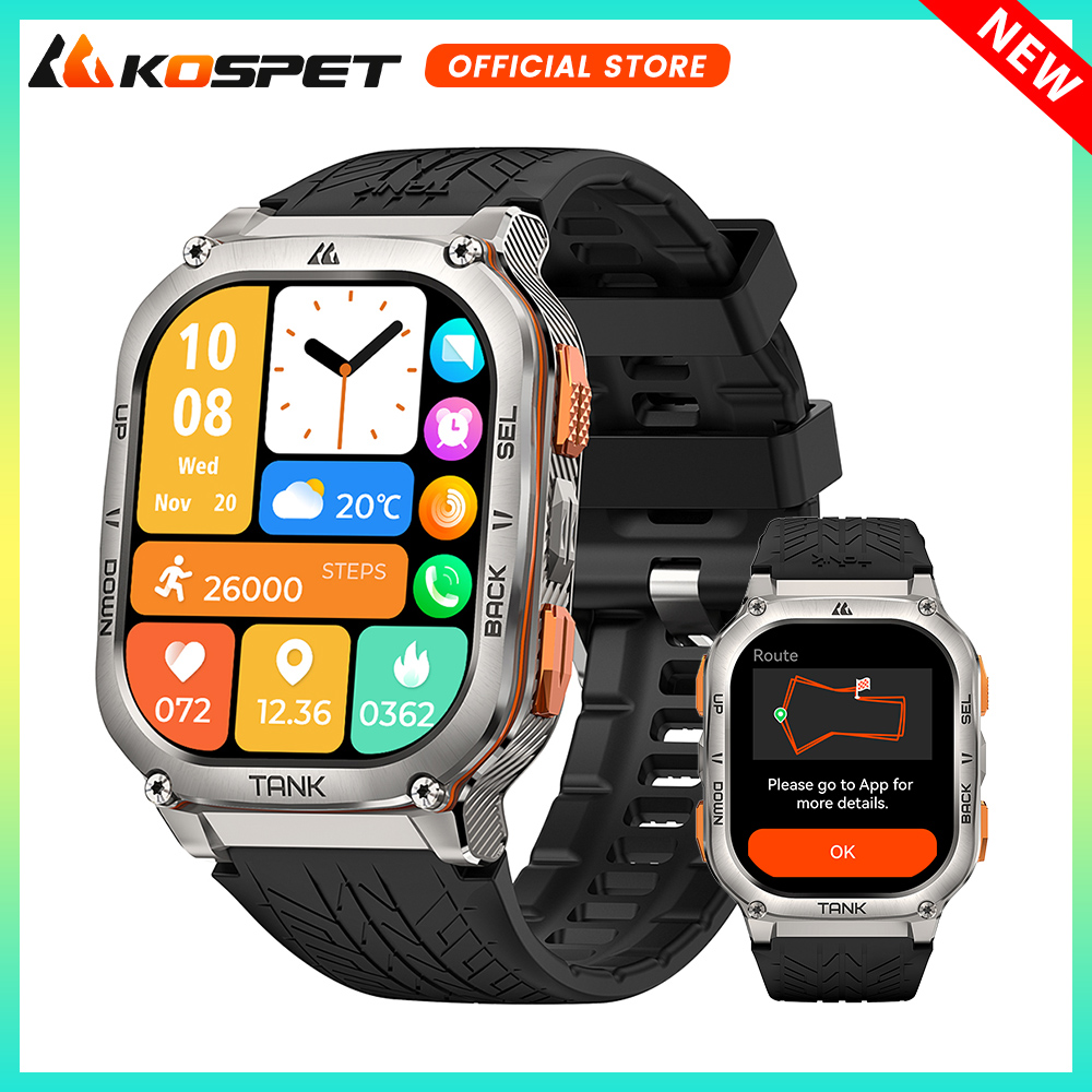 KOSPET TANK M3 Ultra GPS Astut - Smartwatch X2 recensione e prezzo